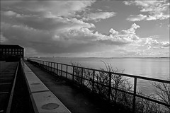 Up, Down and across the River Humber in Monochrome.
