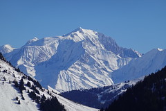 Mont Blanc @ Chemin des Frêtes de Colomban @ Manigod