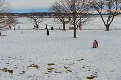 Winter day in Lake Geneva Wisconsin