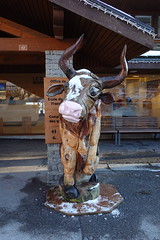 Sculpture de vache @ Le Grand-Bornand