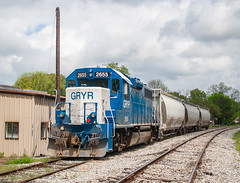 Grenada Railway GRYR 2655 (GP38-2) Batesville, Mississippi