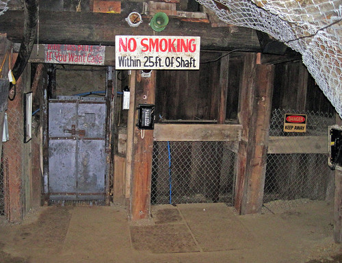 Cage in Orphan Girl Mine (Butte, Montana, USA) 4