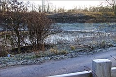 Icy flooded in Skidby 21 January 2021