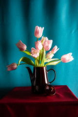 Tulipes et roses de février 2021