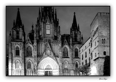 Catedral de Santa Eulalia en Noir & Blanc