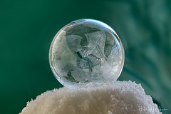 Frozen Soap Bubbles