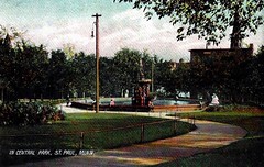 Old Saint Paul Minnesota Postcard Album - Central Park