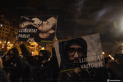 20_02_2021 Manifestació per la llibertat de Pablo Hasél