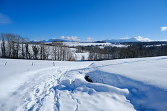 Winter hike from Cruseilles to Groisy
