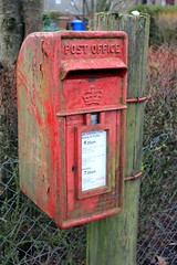 The post boxes of west calder.