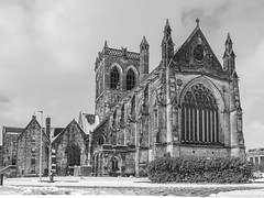 Paisley architecture in black and white