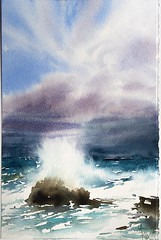 Seascape painting