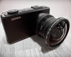 Sigma DP1 Merrill + Nikon WC-E68 Wide Angle Converter Lens (.68x) = equiv.19mm