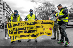 Paris, manifestation du 13 mars 2021 des Gilets Jaunes, acte 122