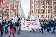 Marche contre le racisme anti-asiatique / March against anti-asian racism