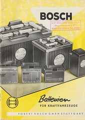 Bosch batterien 1961