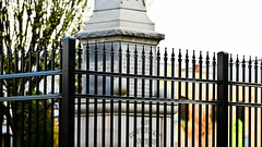 Confederate Statue Behind Bars