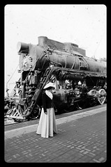 Steam Locomotive Black&White 35mm Fim