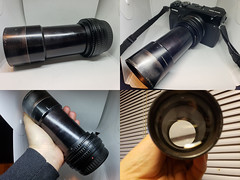 Custom Modified Benoist Berthiot 135mm f2.1 Projection lens + Fuji 50r