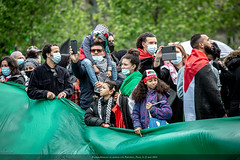 Paris, rassemblement en soutien à la Palestine, le 22 mai  2021
