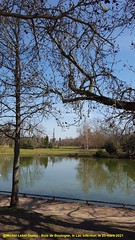 Le Lac Inférieur au Bois de Boulogne le 23 mars 2021
