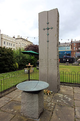 Irish famine memorial.