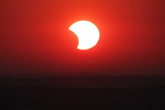 Partial solar eclipse in Wisconsin - June 2021