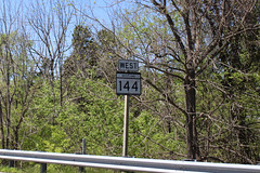 MD 144 WB marker past Terra Firma Road, Frederick, MD