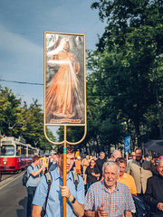 Kleine Demo der Abtreibungsgegner am 21. Juni 2021 in Wien