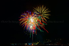 Fireworks in the Palisades on July 3rd and 4th