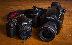 Nikon D40 (2006) / Pentax 645D (2010)