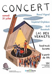 Concert "RICOCHETS" au lac des Vernets.