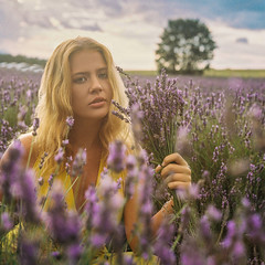 Ronny in a Lavender Field