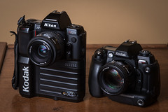 Kodak DCS 200 (1992) / Kodak DCS Pro 14n (2003)