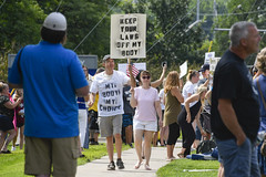 Anti Mask Protest Grand Rapids