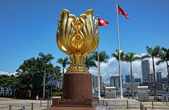 HK Places | Golden Bauhinia Square, est. 1997, Convention Centre, Wan Chai, Hong Kong