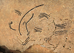 Prehistoric Art, Sinkhole Hollow Cave, Tennessee