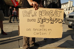 Manifestation Education Nationale à Caen