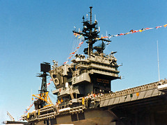 USS John F. Kennedy in Fort Lauderdale, 1985