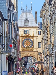 France, visite de la ville de Rouen