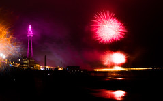 Rain Swept Blackpool International Fireworks Festival  09/10/2021