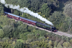 Flying Scotsman Aerial Images