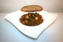 Lentil stew with wiener sausages / Linseneintopf mit Wiener Würstchen