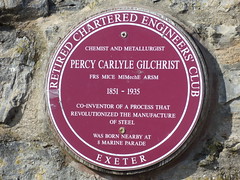 Plaques in Lyme Regis