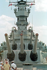 USS Iowa in Fort Lauderdale, 1984