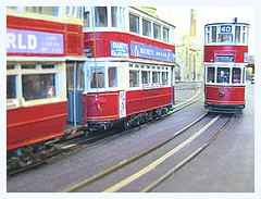 Kennington Cross - Portable London Transport tram layout in 1/76 scale