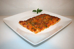 BiFi Pizza with bell pepper & onion / BiFi-Pizza mit Paprika & Zwiebel