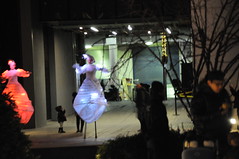 Illumminated Costume  Stilt Walkers Paddington Basin (V1) 25.11.2021