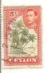 Stamps from Ceylon