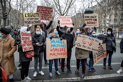 Paris, manifestation du social et medico-social